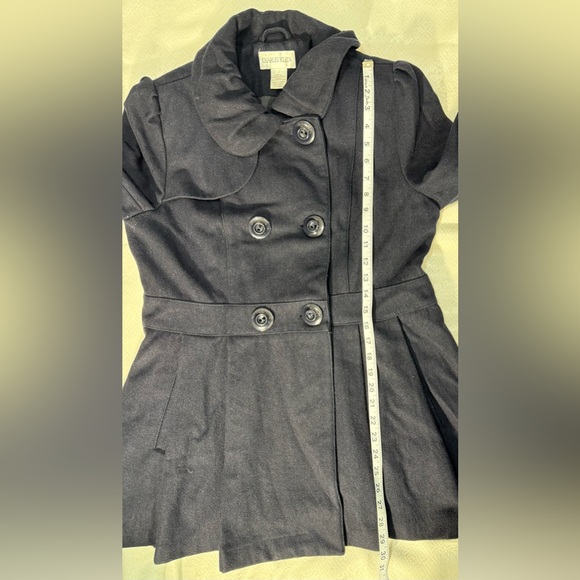 Chic Navy Double-Breasted Women's Trench Coat - Picture 12 of 14